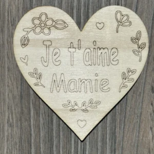 Magnet en bois personnalisé